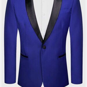 Mens Suit Blazer Slim Fit-Sem formal Tuxedo Suits Jacket
